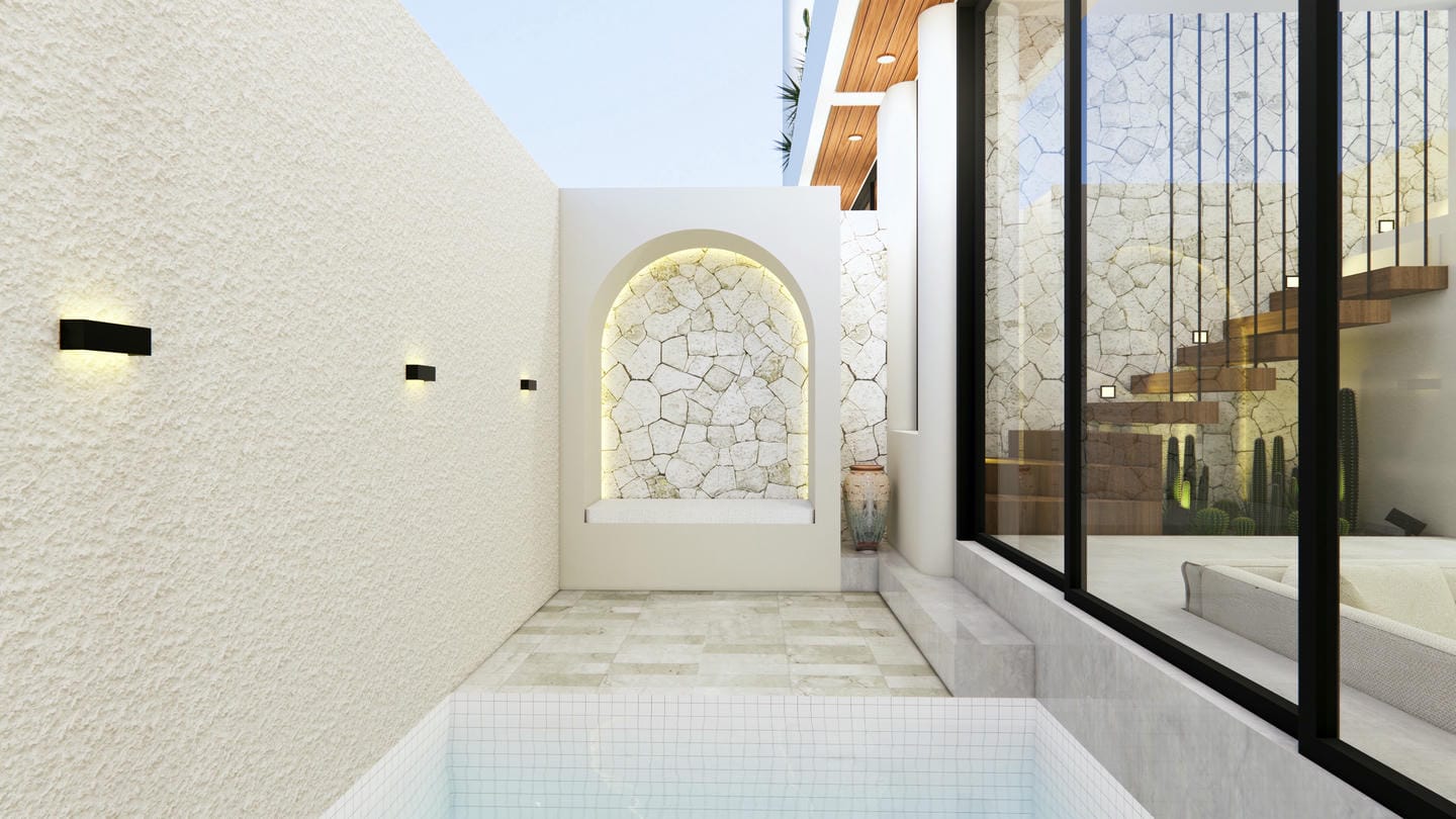 MODERN MEDITERRANEAN 1 BEDROOM VILLA FOR SALE LEASEHOLD IN BINGIN BE-2307 